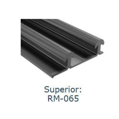 Trilho Alumínio Superior | RM-065 | Para Sistema Deslizante SS-150 + | Barra 3 Metros - Perfis
